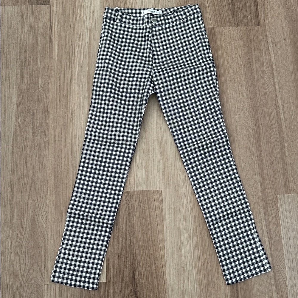 Mango Gingham Pants